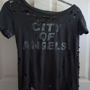 Chaser Vintage destroyed City of Angels T-shirt